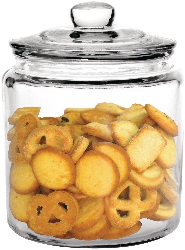  Olympia Ensemble de bocaux &agrave; biscuits en verre 6350ml et 3800ml 