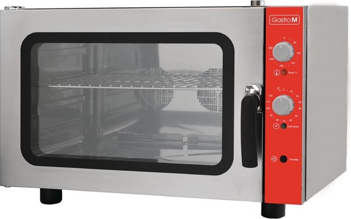  Gastro M Four &eacute;lectrique &agrave; convection 4 niveaux avec humidificateur porte lat&eacute;rale 400V 