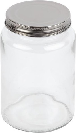  Vogue Bocaux &agrave; conserves en verre avec couvercle &agrave; visser 550ml (lot de 6) 
