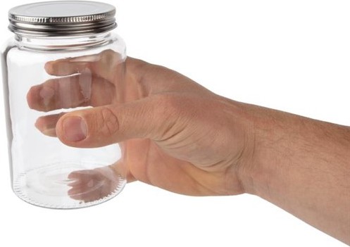  Vogue Bocaux &agrave; conserves en verre avec couvercle &agrave; visser 550ml (lot de 6) 