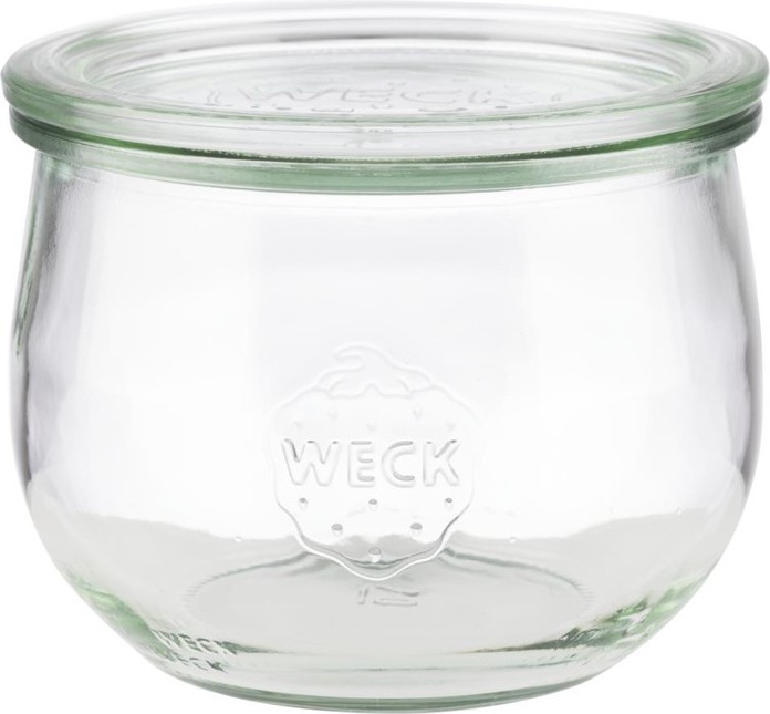  APS Bocaux en verre tulipe avec couvercle Weck 580&nbsp;ml (lot de 6) 