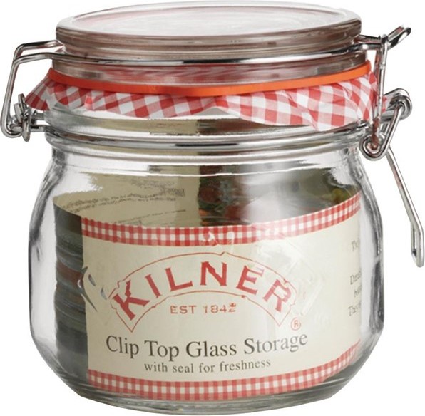  Kilner Bocal &agrave; conserves avec clip 0,5L 