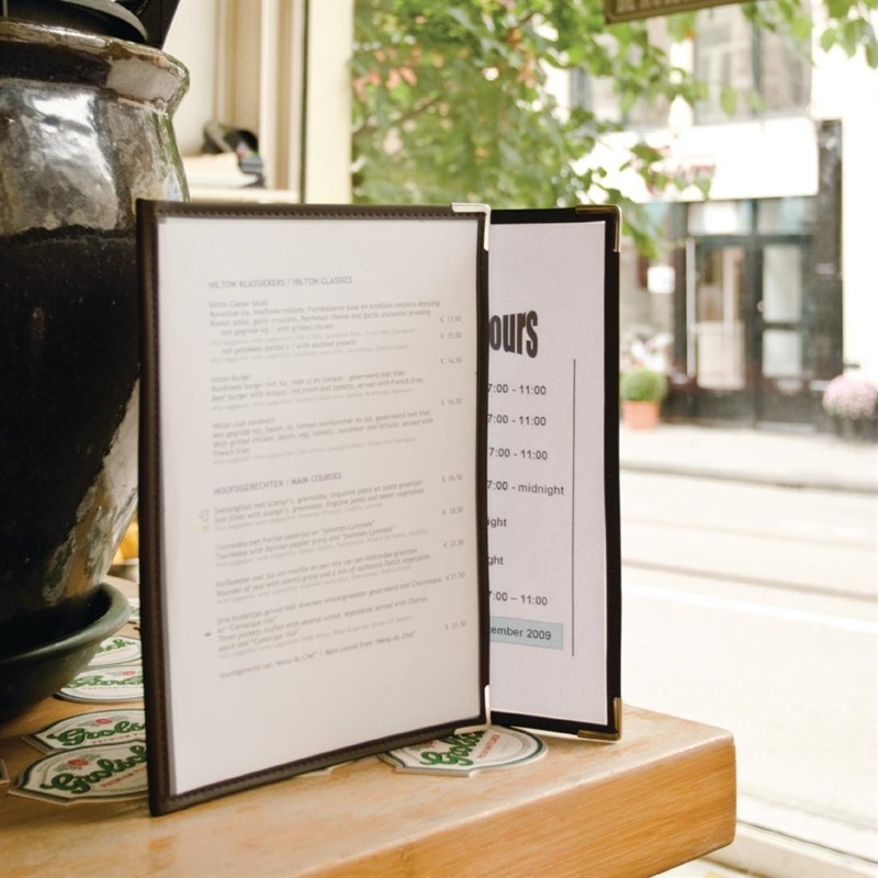  Securit Prot&egrave;ge-menus Crystal A4 triple 
