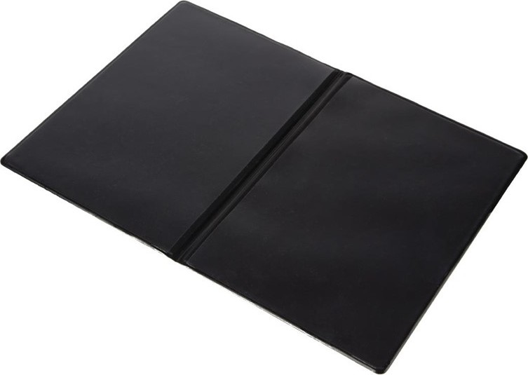  Olympia Protège-menus en PVC A5 noir 
