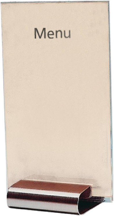  Olympia Porte-menu A5 inox Olympia 