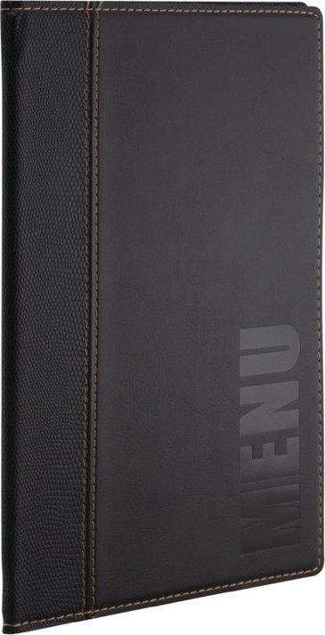 Securit Prot&egrave;ge-menus contemporain A5 noir 