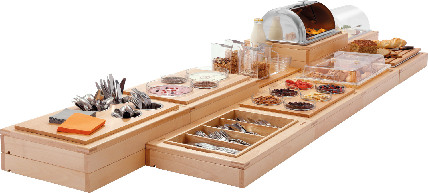  Bartscher Set de syst&egrave;me de buffet GLS4 