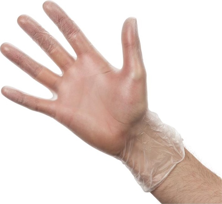  Vogue Gants en vinyle poudr&eacute;s 