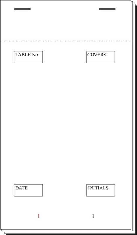  Fiesta Grands carnets de commande autocopiants Olympia (lot de 50) 