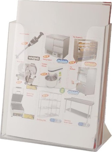  Gastronoble Pr&eacute;sentoir porte-brochures A4 