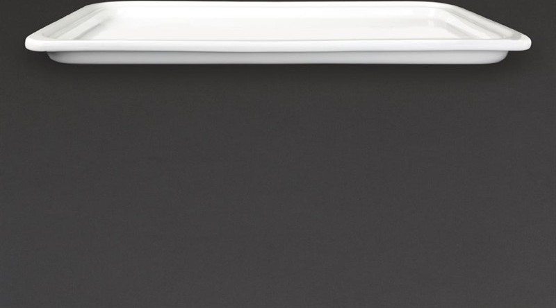  Olympia Plat blanc GN 1/1 Whiteware 30mm 