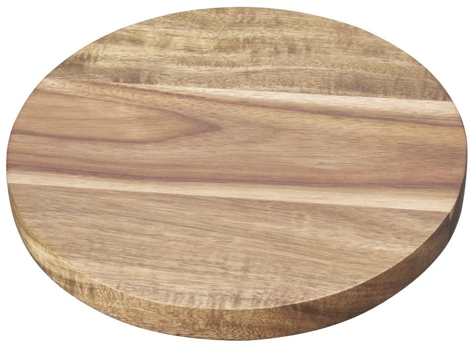  Olympia Assiette ronde en acacia 200mm 