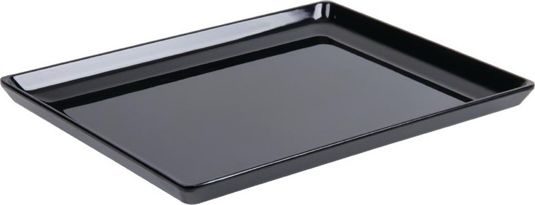  APS Plateau en m&eacute;lamine Float noir GN1/1 