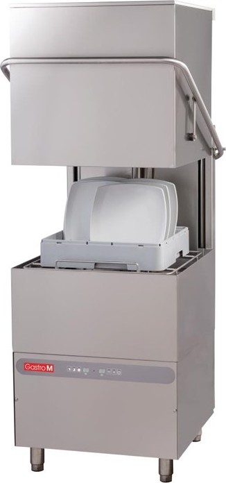  Gastro M Lave-vaisselle &agrave; capot Maestro  50x50 400V avec pompe de rin&ccedil;age p&eacute;ristaltique et doseur d&eacute;tergent 