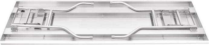  Vogue Table de travail pliante inox 1830x610x780mm 