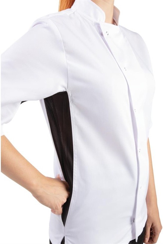  Whites Veste de cuisine mixte Nevada blanche 