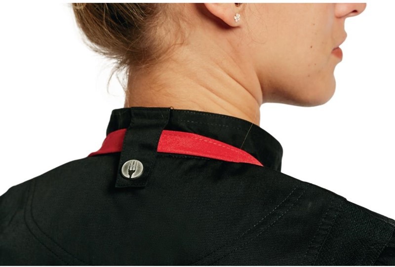  Chef Works Veste de cuisine mixte Cool Vent Springfield noire 