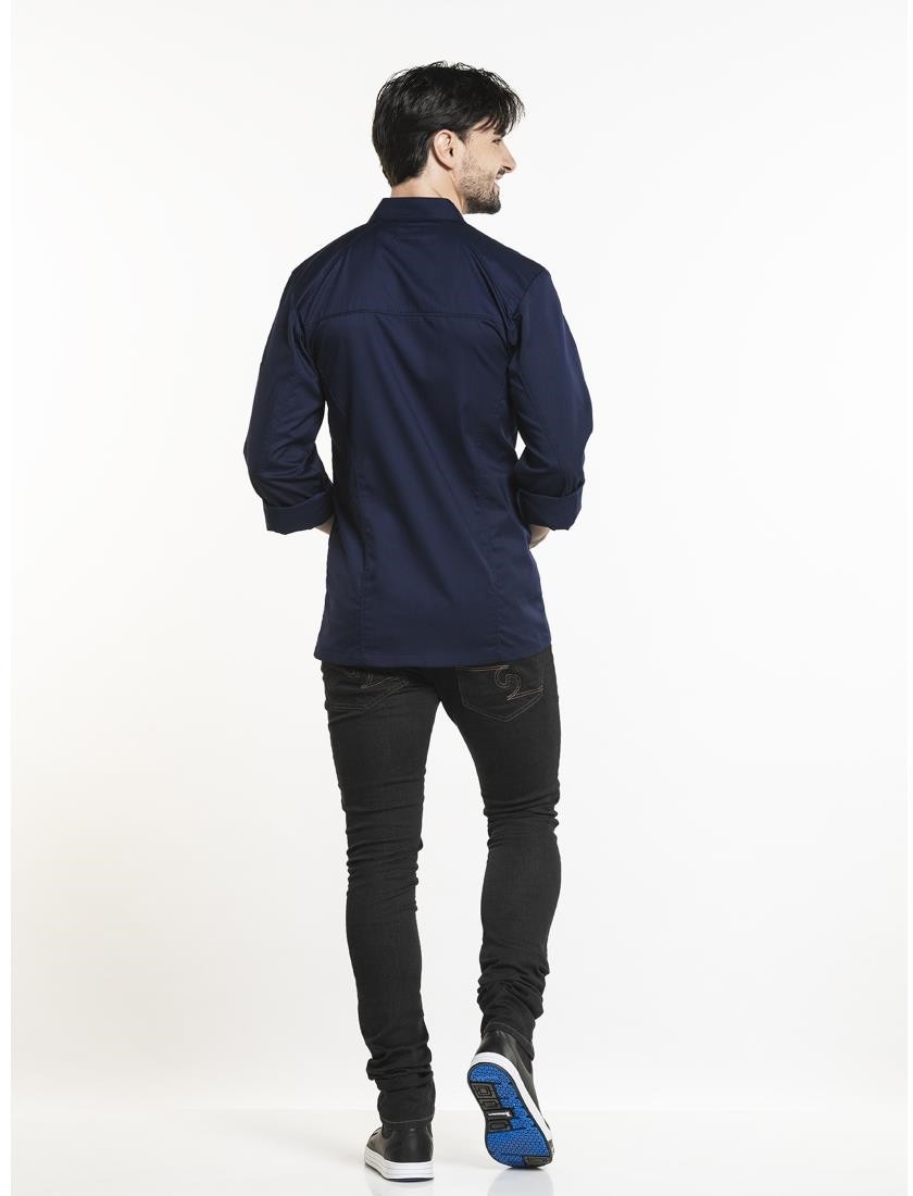  Chaud Devant Veste de cuisine Salerno bleue taille 