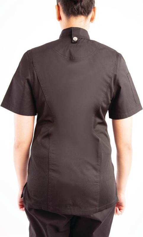  Chef Works Veste de cuisine femme zipp&eacute;e l&eacute;g&egrave;re Springfield noire 