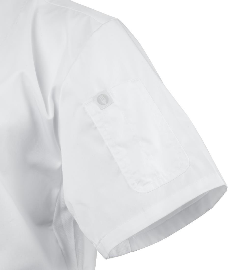  Chef Works Veste de cuisinier &agrave; manches courtes Cannes 