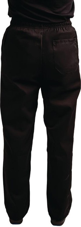  Whites Pantalon de cuisine mixte trait&eacute; au Teflon Easyfit noir 
