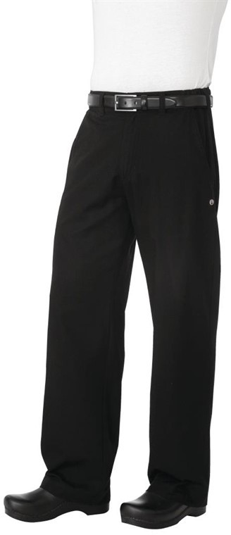  Chef Works Pantalon de cuisine mixte Professionnel chevrons noirs 