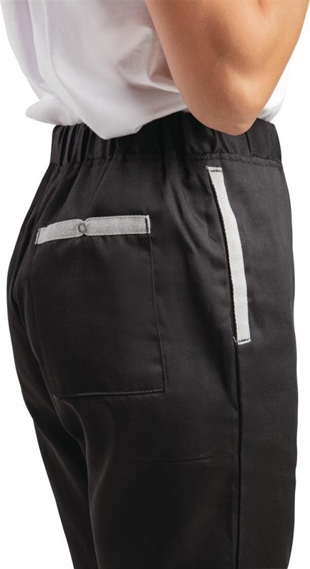  Southside Pantalon de cuisine Whites noir 