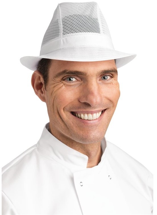  Gastronoble Chapeau Trilby blanc 