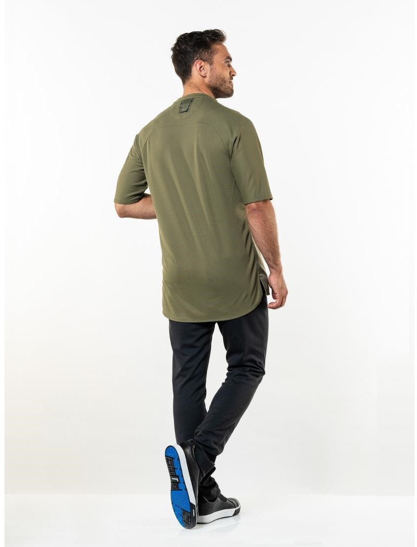  Chaud Devant T-shirt mixte manches courtes Valente UFX vert taille 
