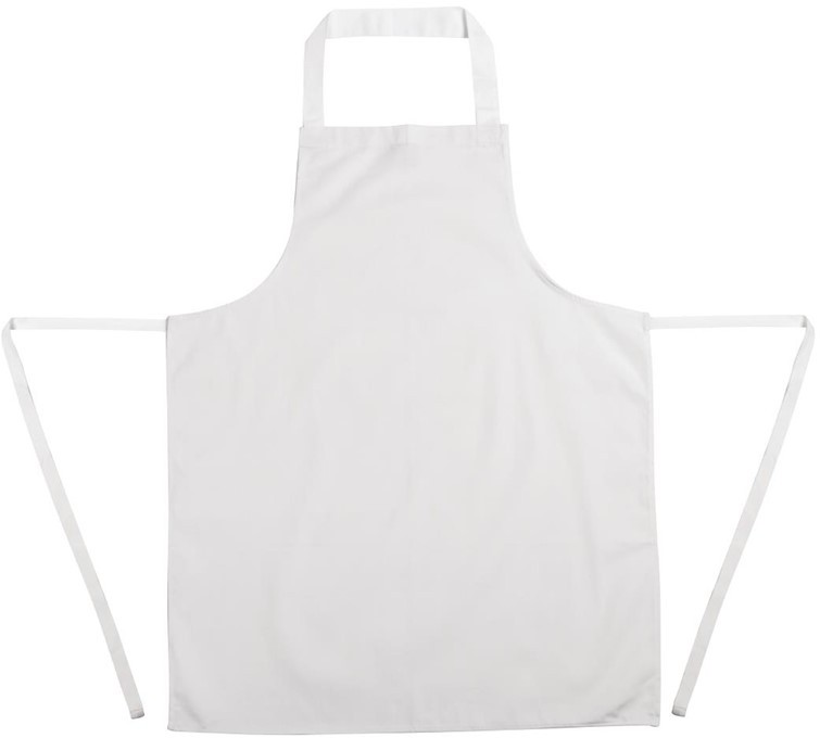  Whites Tablier bavette blanc 