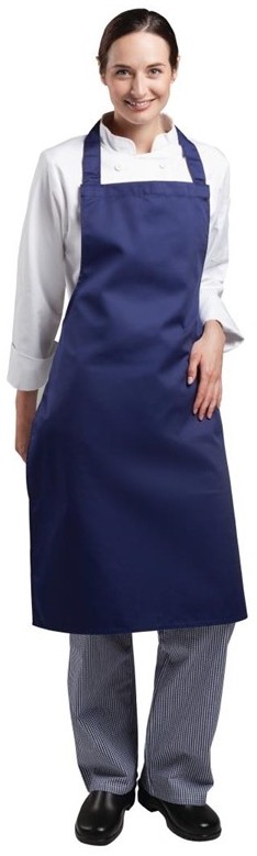  Whites Tablier bavette bleu roi 