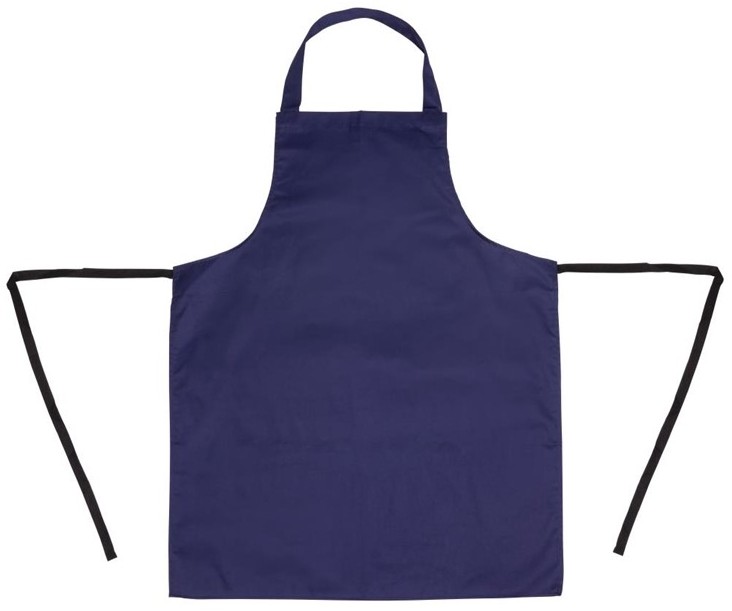  Whites Tablier bavette bleu marine 