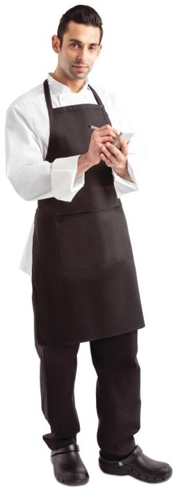  Chef Works Tablier bavette noir 