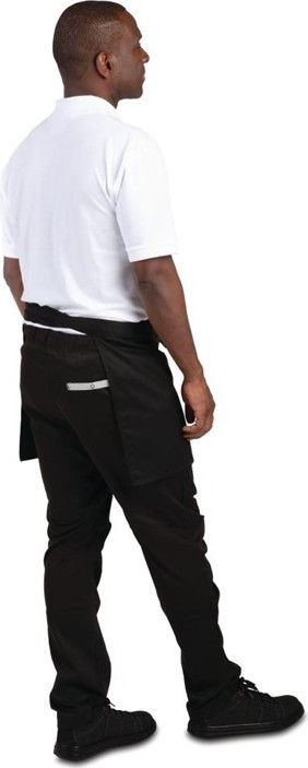  Whites Tablier serveur court noir 