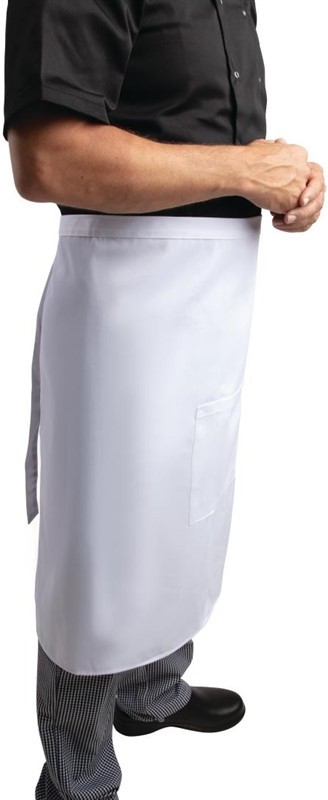 Whites Tablier serveur standard blanc 