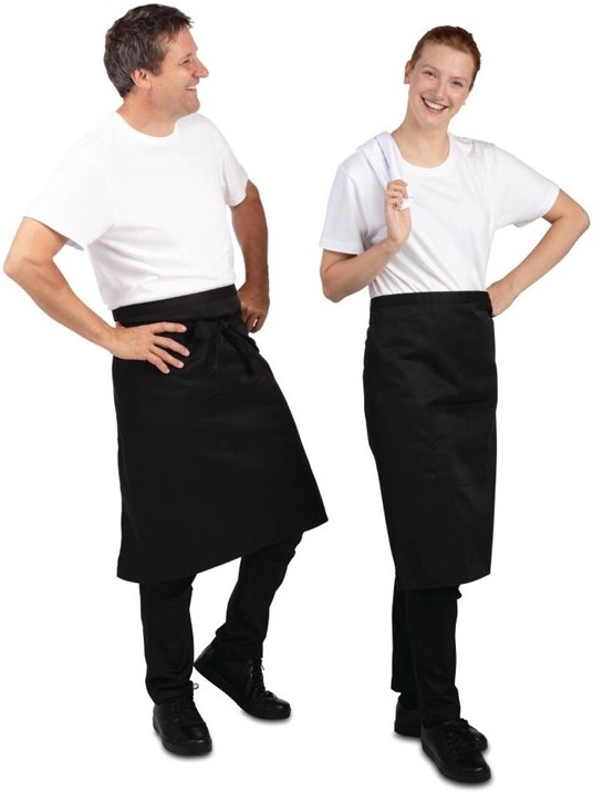  Whites Tablier serveur standard noir 