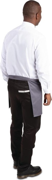  Whites Tablier serveur court gris anthracite 