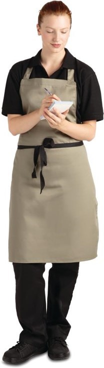  Whites Tablier bavette polyester-coton olive 