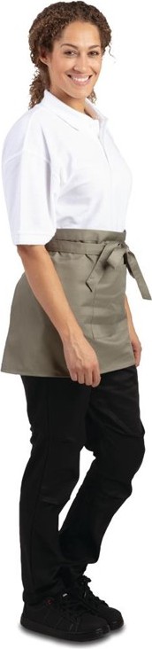  Whites Tablier serveur court olive 