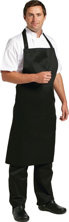 Whites Tablier bavette polyester-coton noir XL 