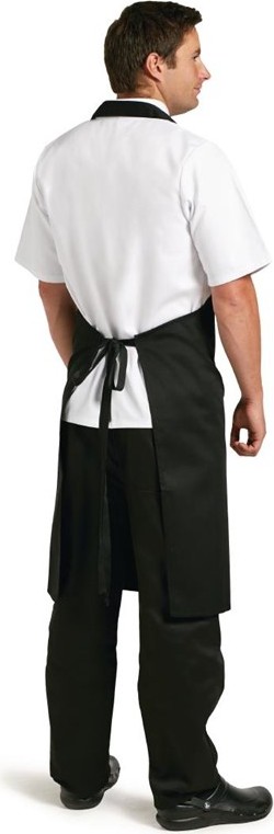  Whites Tablier bavette polyester-coton noir XL 