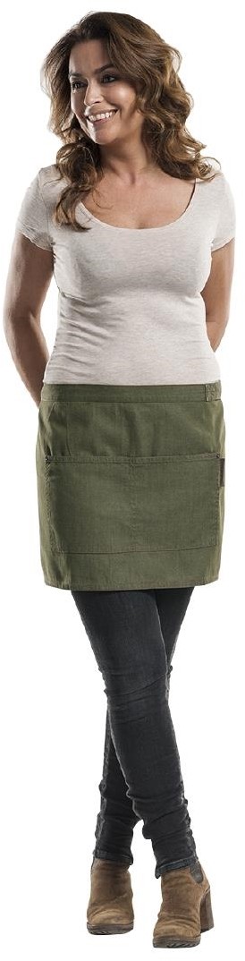  Chaud Devant Tablier mixte Base Denim vert 80x40 cm 