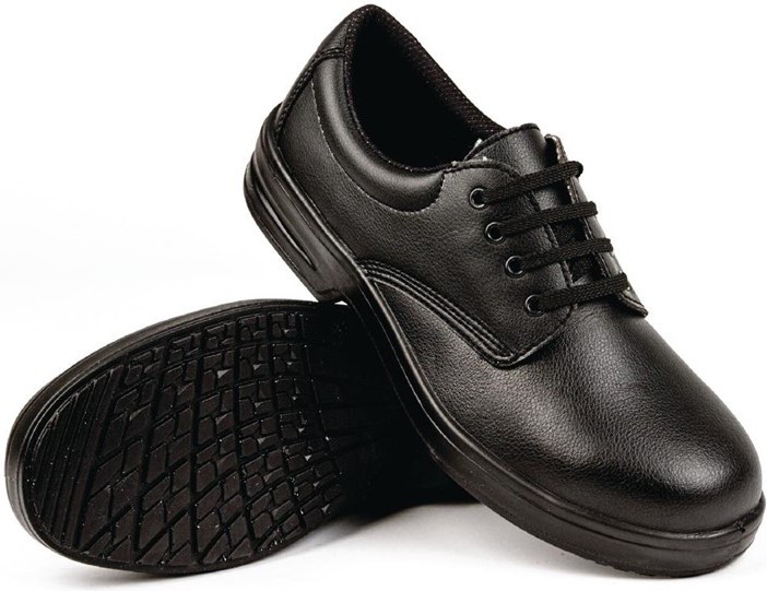  Lites Chaussures de s&eacute;curit&eacute; &agrave; lacets noires 