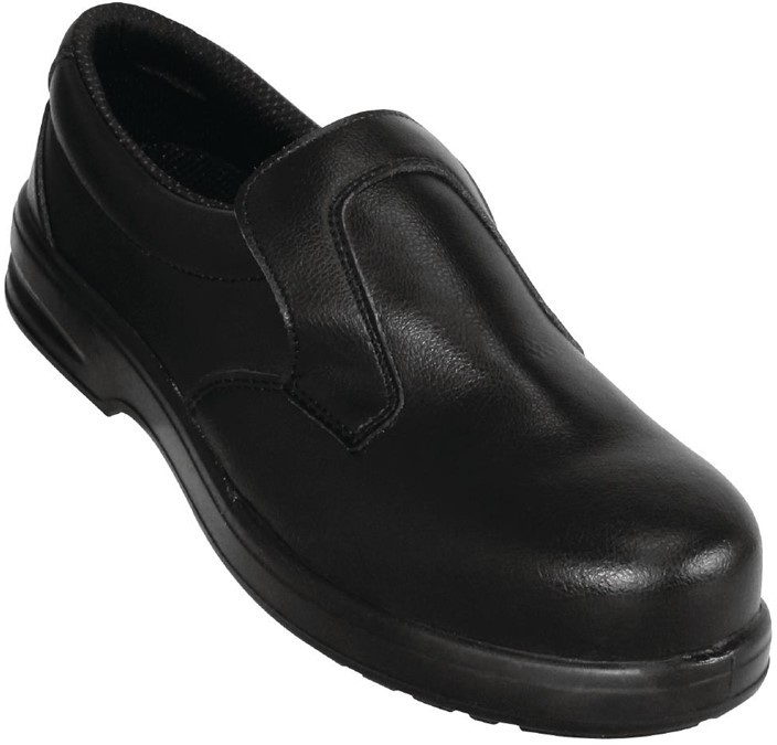  Lites Mocassins de s&eacute;curit&eacute; noirs 