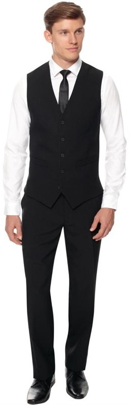  Gastronoble Gilet homme noir 