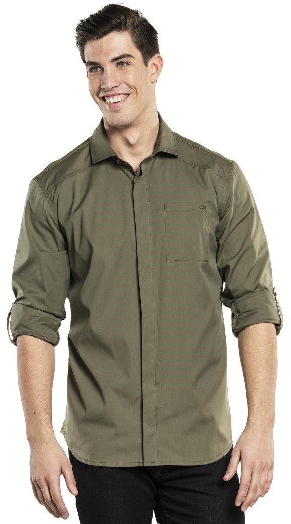 Chaud Devant Chemise homme UFX verte 