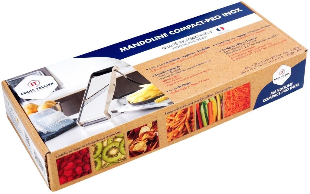  Tellier Mandoline japonaise en inox Louis Bron Compact Pro 