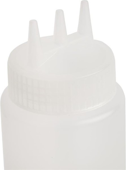  Vogue Bouteille souple transparente 3 embouts 681ml 