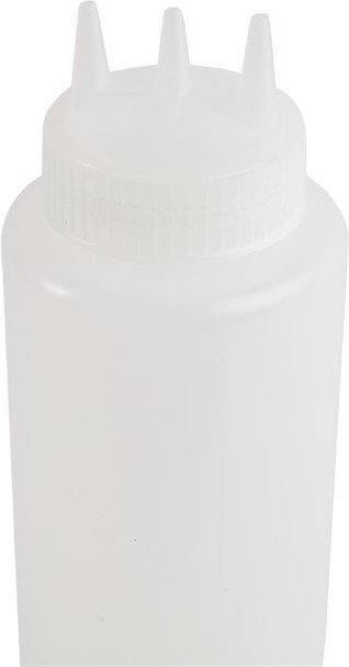  Vogue Bouteille souple transparente 3 embouts 908ml 
