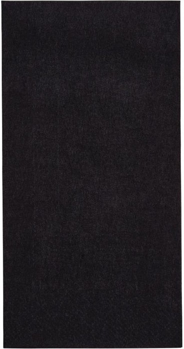  Fiesta Recyclable Serviettes diner 3 plis noires 40x40cm pliage 1/8 (Lot de 1000) 